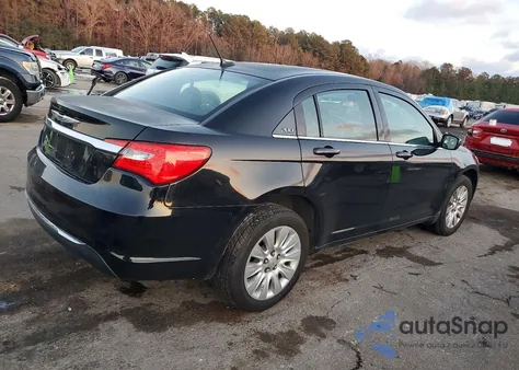 2012 Chrysler 200 Lx from USA, damaged, VIN 1C3CCBAB8CN104005